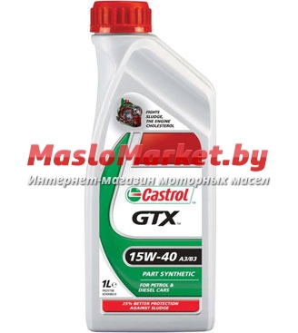 CASTROL GTX 15W-40 A3/B3 1l CASTROL GTX 15W-40 A3/B3 1l